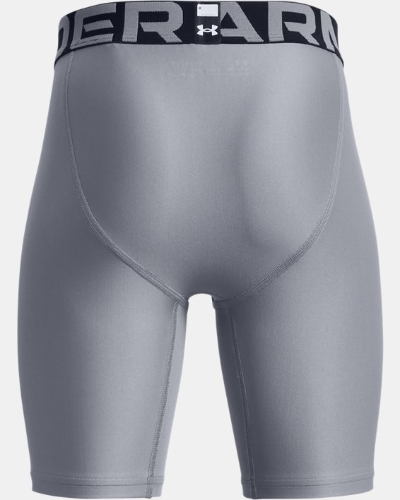 Boys' HeatGear® Armour Shorts, Gray, pdpMainDesktop image number 1